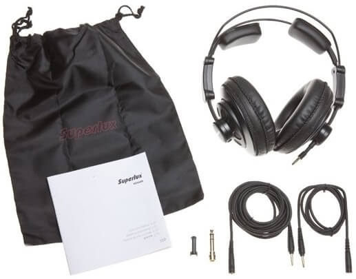 Superlux HD668B - доступные мониторные наушники с отменным звуком